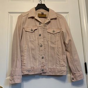 Blush Pink Denim Jacket